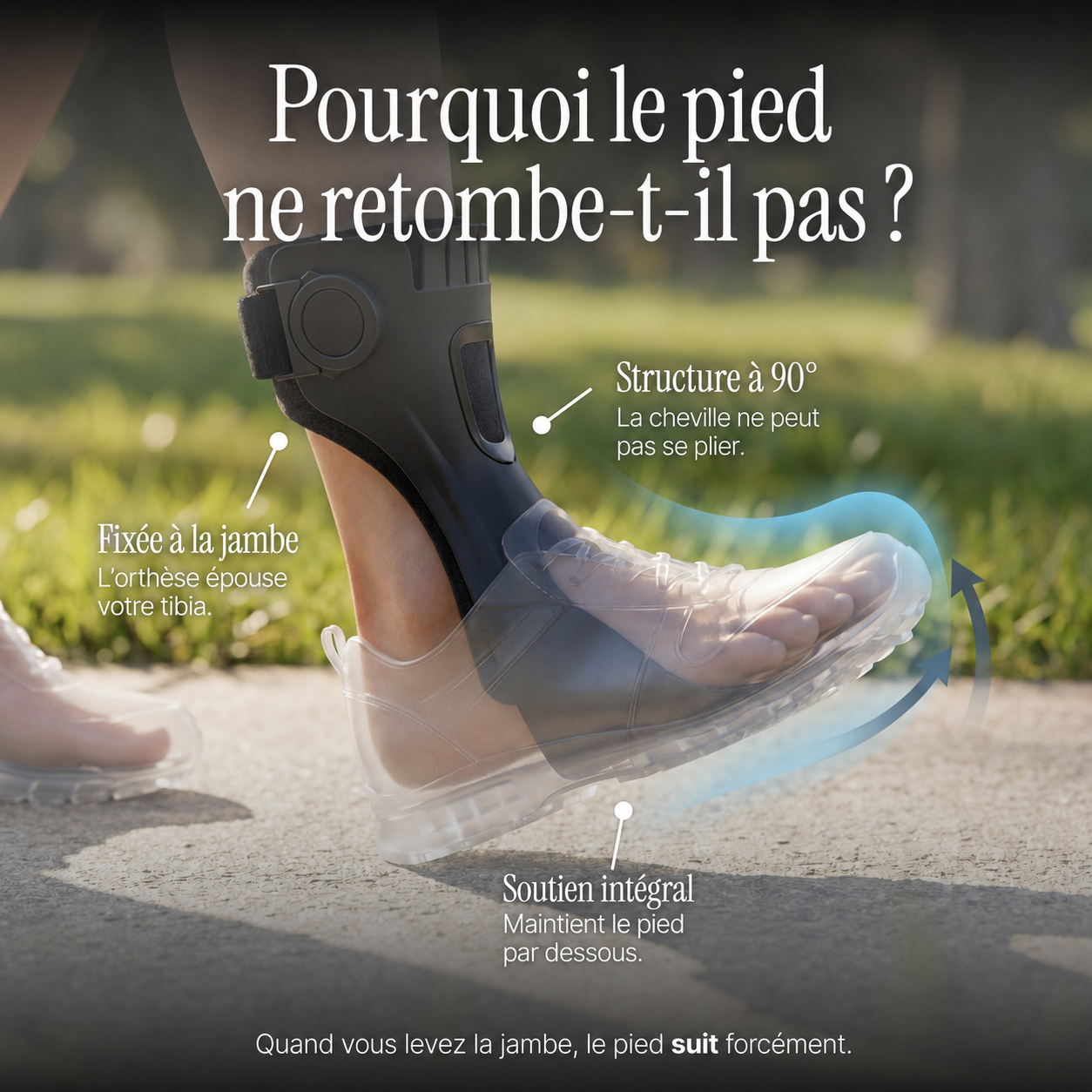 Orelven™ | Releveur de pied stop chute